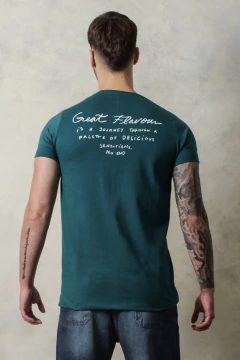 REMERA GREAT FLAVOUR BASICA RELAX (43214) - No End MAYORISTA