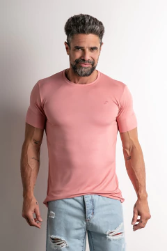 REMERA BASICA GAMUZADA (44207)