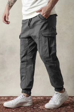 JOGGER GABARDINA CARGO (43361) - tienda online