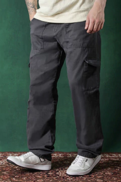 PANTALON GABARDINA BAGGY CARGO (43380) en internet