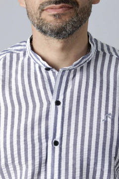 CAMISA CUELLO MAO CLOQUE M/C (39113) - comprar online