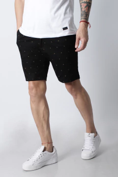 BERMUDA GABARDINA ESTAMPADA (43339) - tienda online