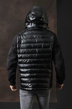 CAMPERA CANELON Y NEOPRENE CON CAPUCHA (42458) en internet