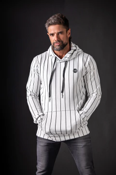 BUZO CANGURO RAYADO (40058) - tienda online