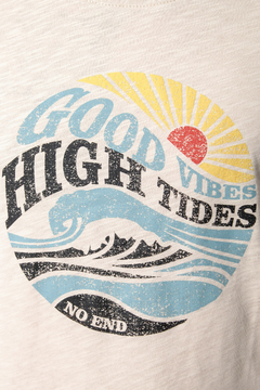 REMERA GOOD VIBES OVER (41268) en internet
