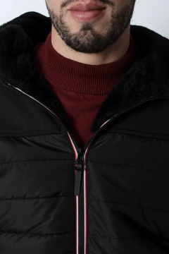 CAMPERA IMPORTADA CAPUCHA C/PIEL (42474)