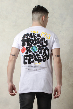 REMERA MAKE MONEY NOT FRIEND (43242) en internet