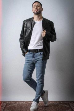 CAMPERA IMPORTADA P.U. CUELLO MAO (44491)