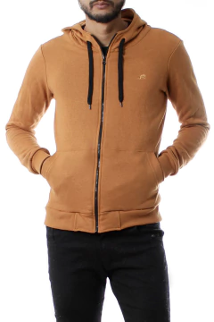 CAMPERA DE FRISA CON CAPUCHA (34400) - comprar online