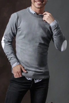 SWEATER BASICO CON PITUCONES (41853) - No End MAYORISTA