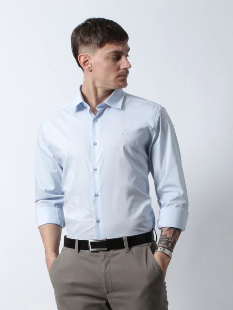 CAMISA VESTIR LISA IMPORTADA (9000153) - comprar online