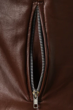 CAMPERA SIMIL CUERO C/SPANDEX (42463) - No End MAYORISTA