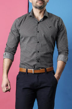 CAMISA ESTAMPADA (39110) - tienda online