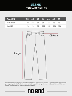 JEAN AZUL ROTURAS BIGOTES (35313) - No End MAYORISTA