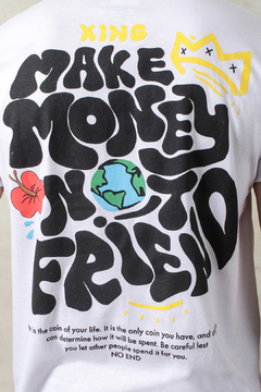 REMERA MAKE MONEY NOT FRIEND (43242) - No End MAYORISTA