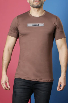 REMERA GAMUZADA PLASTISOL COLORES (39209)