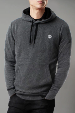 BUZO CAPUCHA CON PLASTISOL (38011) - No End MAYORISTA