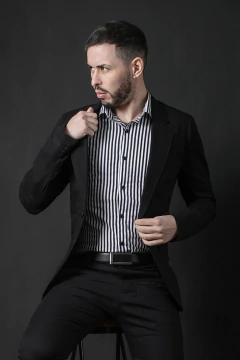 CAMISA MIL RAYAS (43100) - comprar online