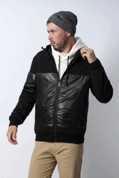 CAMPERA COMBINADA NEOPRENE CON CAPUCHA (42469) - No End MAYORISTA