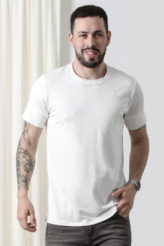 REMERA BASICA GAMUZADA (44207) - comprar online