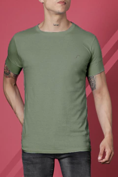 REMERA BÁSICA GAMUZADA (43207) - No End MAYORISTA