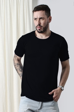 REMERA BASICA GAMUZADA (44207) en internet