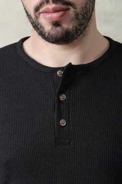 REMERA CARTERA WAFLE MANGA LARGA (42255)