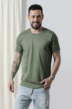 REMERA BASICA GAMUZADA (44207) - comprar online