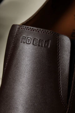 ZAPATO MOCASINES CUERO MARRON (4571002) - comprar online