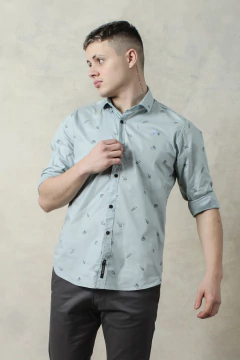 CAMISA VESTIR ESTAMPADO (43101)