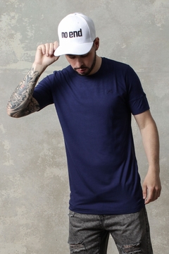 REMERA BASICA GAMUZADA (44207) - tienda online