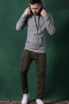 BUZO BENGALINA CON FRISA CANGURO (38083) en internet