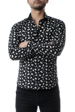 CAMISA ESTAMPADA (37115) - tienda online