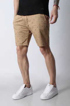 BERMUDA GABARDINA ESTAMPADA (43339)