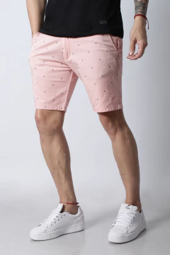 BERMUDA GABARDINA ESTAMPADA (43339) - No End MAYORISTA