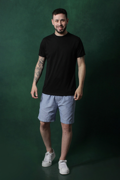 BERMUDA PIJAMA LINO RAYADO (43335) - No End MAYORISTA