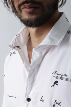 CAMISA VESTIR BORDADA (40107) - comprar online