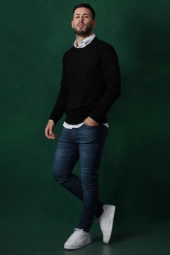 SWEATERS BASICO C/ LYCRA IMPORTADO (44870) - comprar online