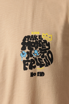 REMERA MAKE MONEY NOT FRIEND (43242) - tienda online