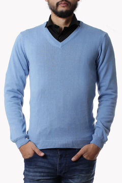 SWEATERS BASICO CUELLO V (40850)