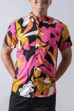 CAMISAS FIBRANA ESTAMPADA M/C (39152) - comprar online