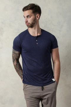 Imagen de REMERA BUTTONE CON BOTONES (43239)