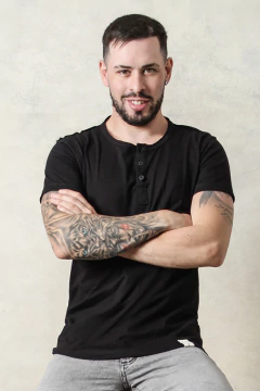 REMERA CARTERA MANGA CORTA (43202) - No End MAYORISTA