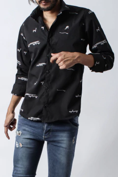 Imagen de CAMISA VESTIR BORDADA (40107)