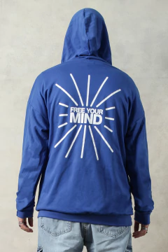 BUZO CANGURO FREE YOUR MIND SUPER OVER (42052) - No End MAYORISTA