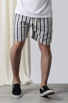 BERMUDA LINO RAYADA (41332)