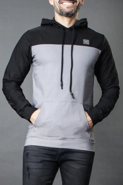 BUZO BENGALINA FRIZADA CANGURO COMBINADO (40050)