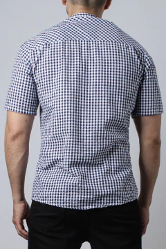 CAMISA CUELLO MAO CLOQUE M/C (39113) - No End MAYORISTA