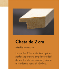 Cuadro Marco Chato 30 x40 SIN LAMINA - comprar online