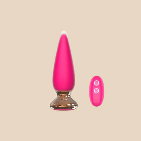 Plug Anal com Vibro e Controle Remoto